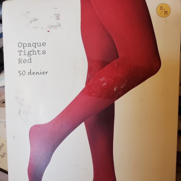 a new day Accessories - NWT Opaque Red Tights a new day Accessories - NWT Opaque Red Tights